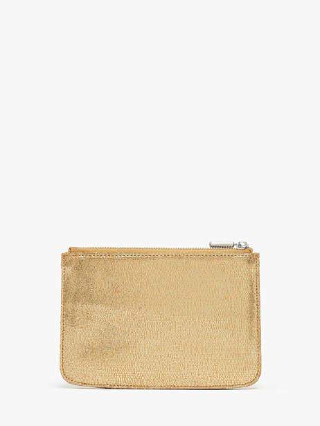Portemonnee Leder Mila louise Goud vintage 23690RX ander zicht 2